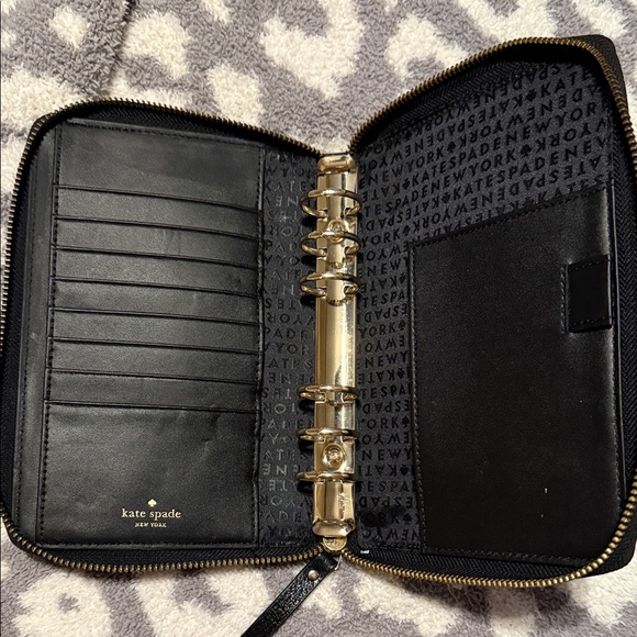 Kate Spade Black Planner/ Agenda - Picture 2 of 5